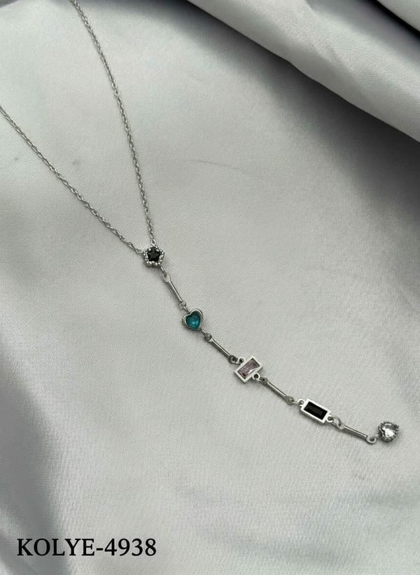 Çelik Y Kolye 45cm // KOLYE-4938.KOLYE-4938