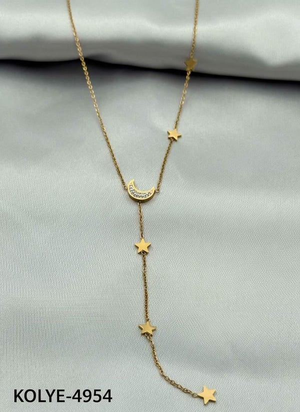 Çelik Y Kolye 45cm // KOLYE-4954.KOLYE-4954
