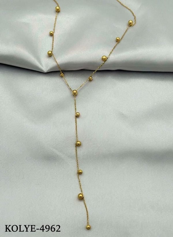 Çelik Y Kolye 45cm // KOLYE-4962.KOLYE-4962