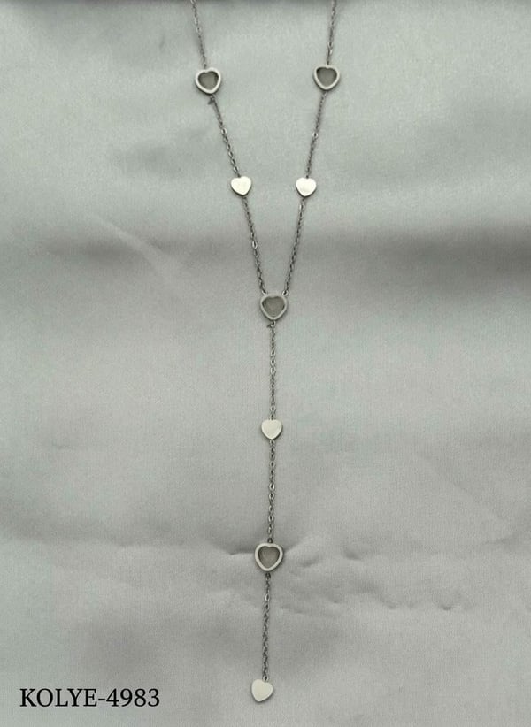 Çelik Y Kolye 45cm // KOLYE-4983.KOLYE-4983
