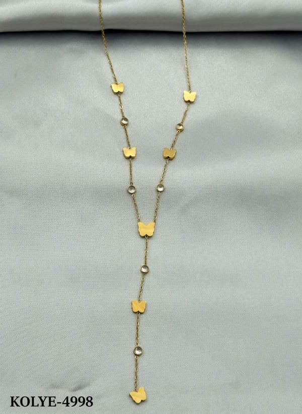 Çelik Y Kolye 45cm // KOLYE-4998.KOLYE-4998