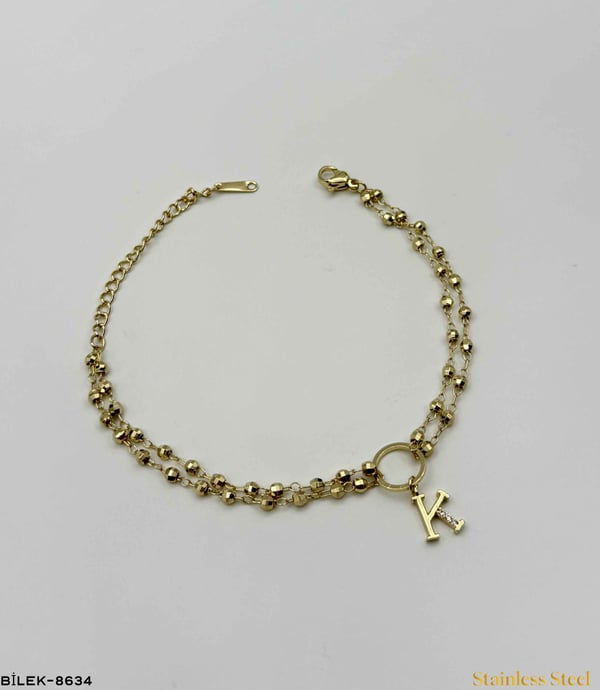DORİKOLU HARF BİLEKLİK //BİLEK-8634BİLEK-8634