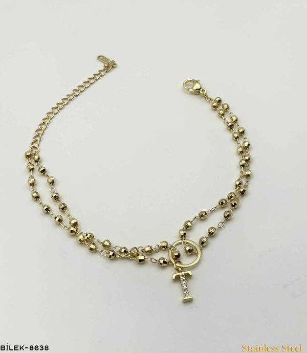 DORİKOLU HARF BİLEKLİK //BİLEK-8638BİLEK-8638