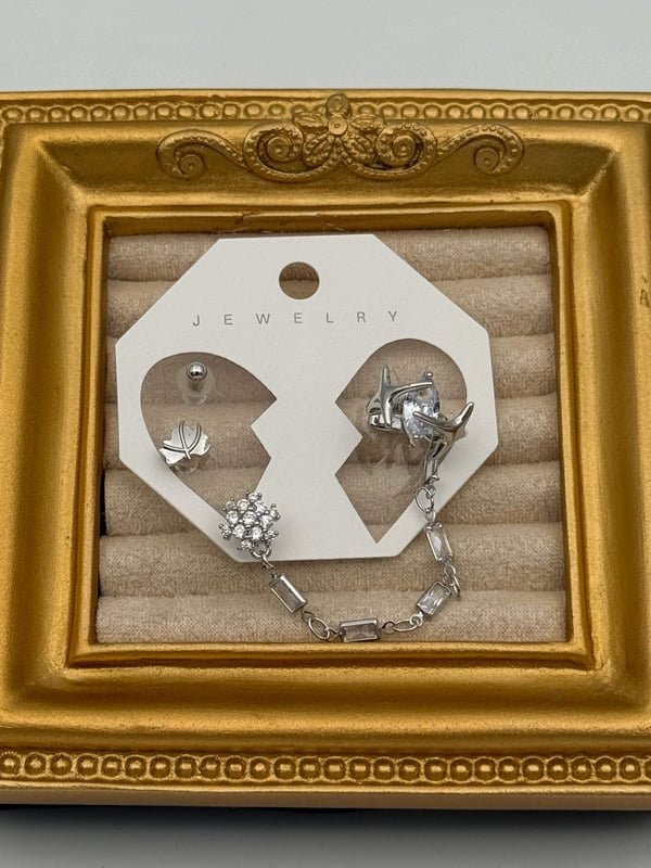 EARCUFF Kıkırdak Set Küpe // EAR-769.EAR-769