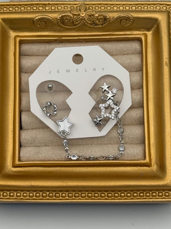 EARCUFF Kıkırdak Set Küpe // EAR-775.EAR-775