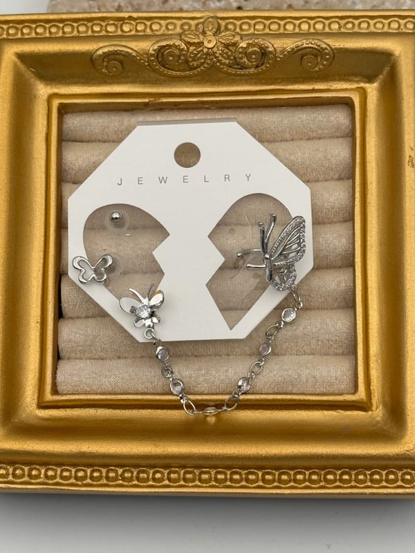 EARCUFF Kıkırdak Set Küpe // EAR-779.EAR-779