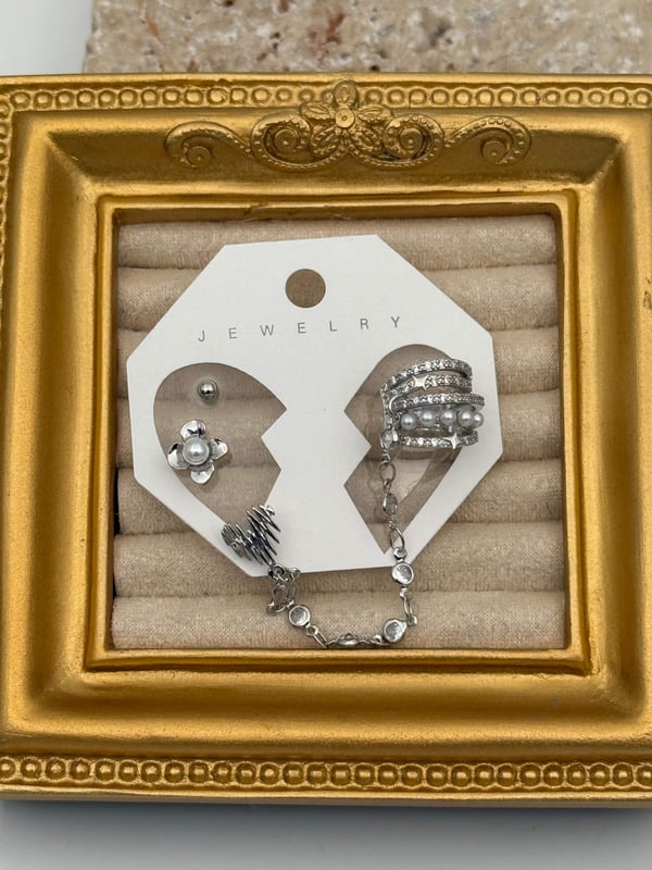 EARCUFF Kıkırdak Set Küpe // EAR-783.EAR-783