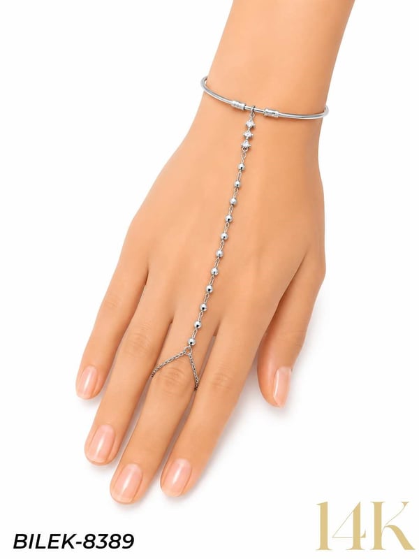 Üçgen Sıralı Kelepçe Şahmeran Bileklik // BILEK-8389BILEK-8389