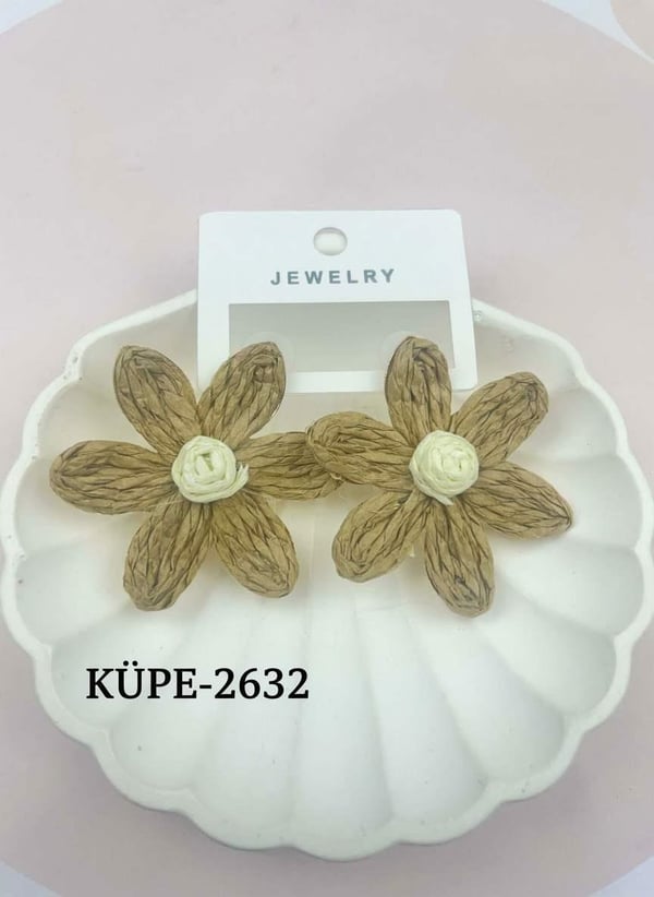 VİP Hasır Küpe // KÜPE-2632.KÜPE-2632
