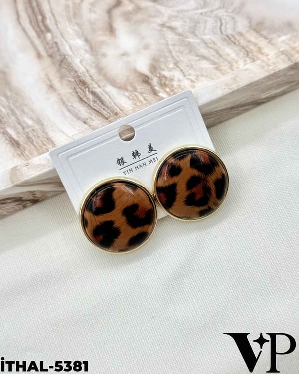 VIP Renkli Küpe //İTHAL-5381İTHAL-5381