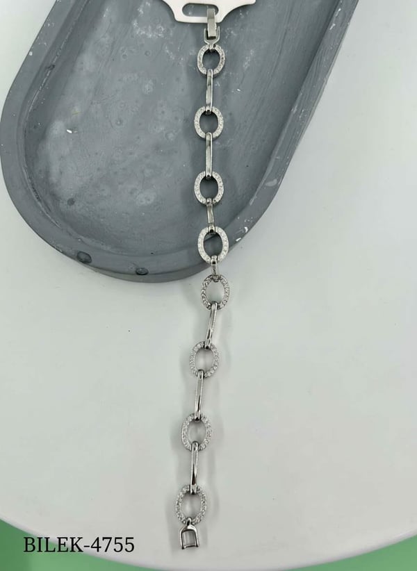 VIP Silver Bileklik // BILEK-4755.BILEK-4755