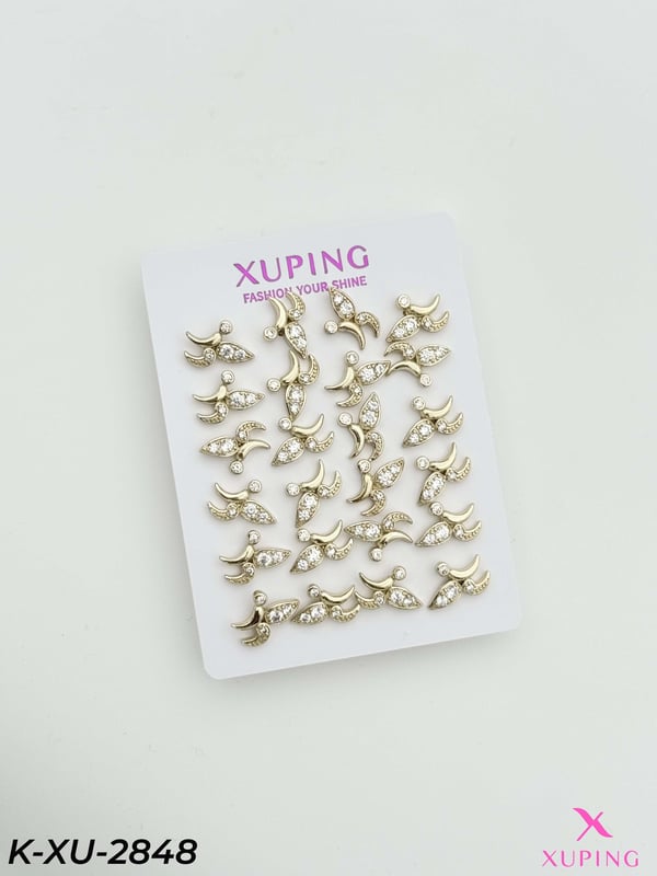 XUPING Küpe 12'li Çift// K-XU-2848K-XU-2848