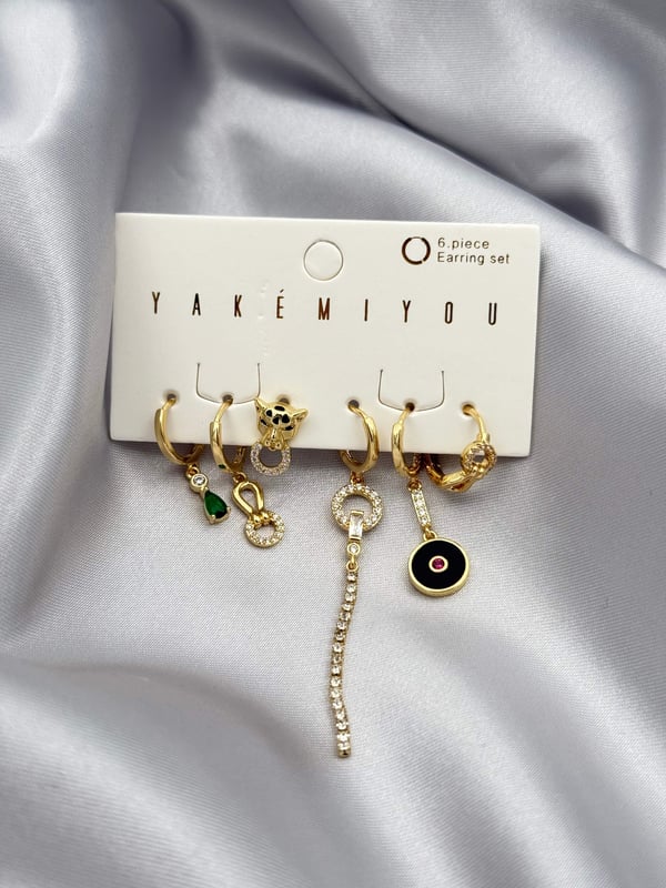 YAKEMIYOU 6'lı Set Küpe // ITHAL-3766.ITHAL-3766
