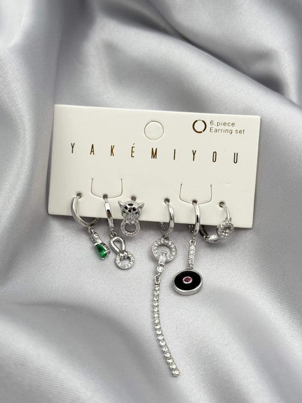YAKEMIYOU 6'lı Set Küpe // ITHAL-3767.ITHAL-3767