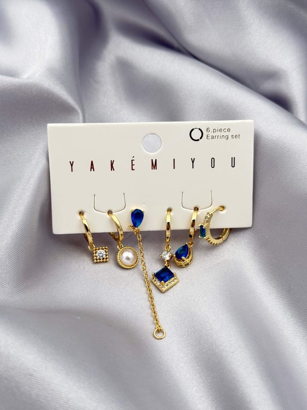 YAKEMIYOU 6'lı Set Küpe // ITHAL-3770.ITHAL-3770