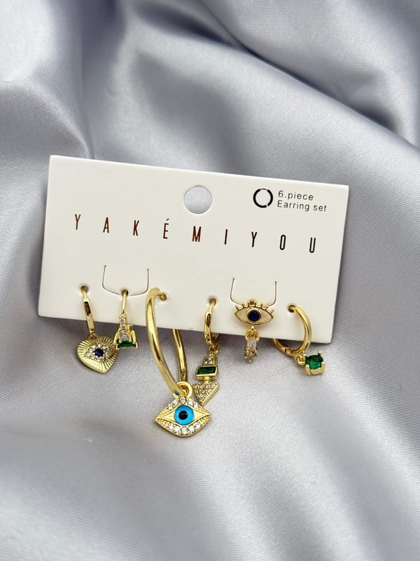 YAKEMIYOU 6'lı Set Küpe // ITHAL-3776.ITHAL-3776