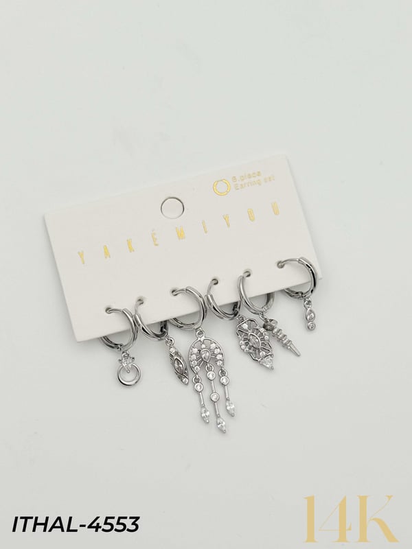 YAKEMIYOU 6'lı Set Küpe // ITHAL-4553ITHAL-4553