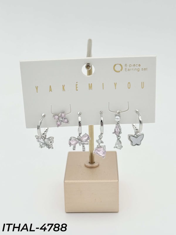 YAKEMIYOU 6'LI Set Küpe // ITHAL-4788ITHAL-4788