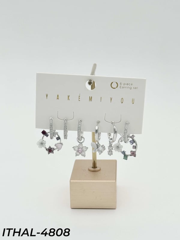 YAKEMIYOU 6'LI Set Küpe // ITHAL-4808ITHAL-4808