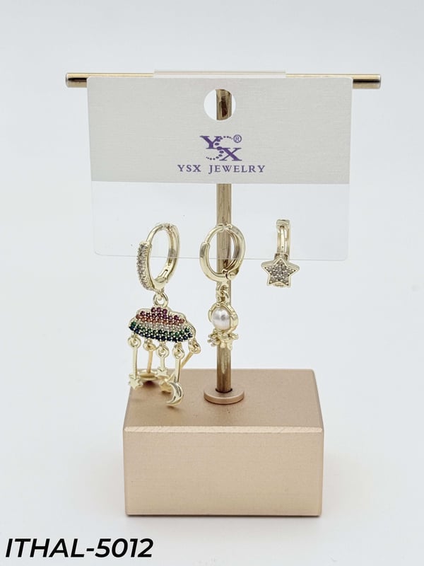 YSX 3'lü Set Küpe // ITHAL-5012ITHAL-5012