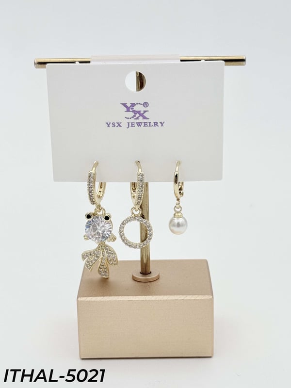 YSX 3'lü Set Küpe // ITHAL-5021ITHAL-5021