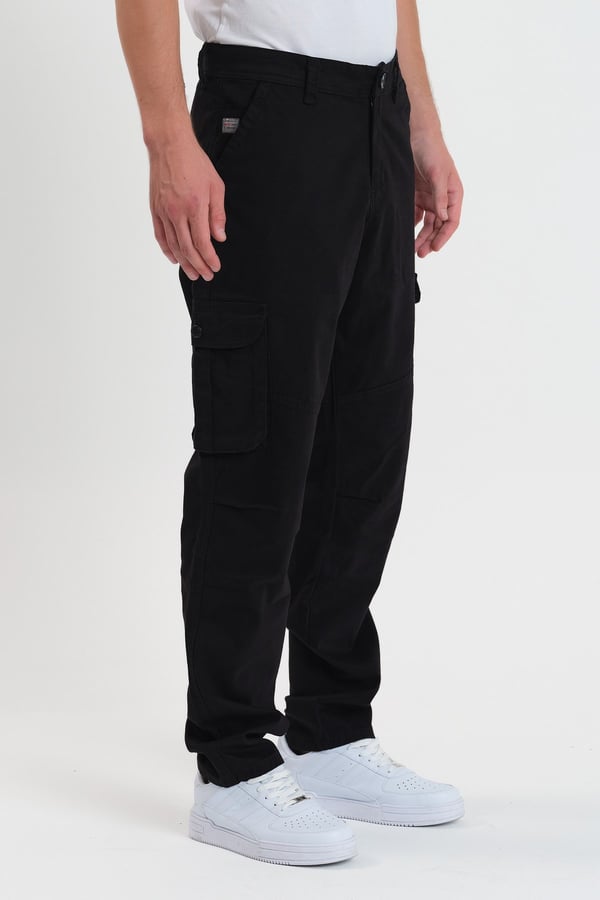 Erkek Baggy Fit Kargo Pantolon - Rahat Kesim