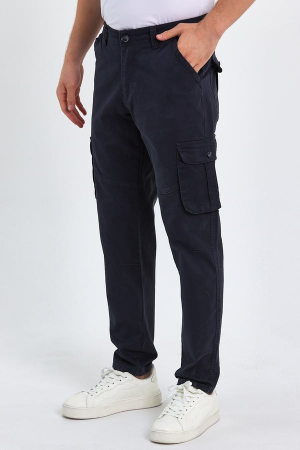 Erkek Baggy Fit Kargo Pantolon - Rahat Kesim