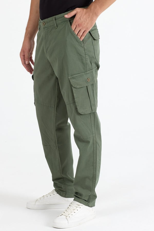 Erkek Baggy Fit Kargo Pantolon - Rahat Kesim