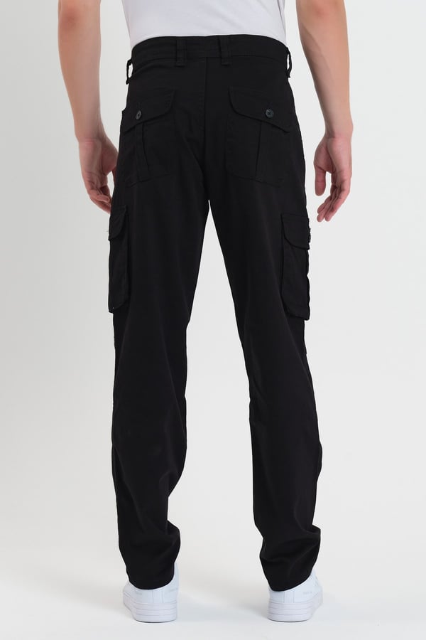Erkek Baggy Fit Kargo Pantolon - Rahat Kesim