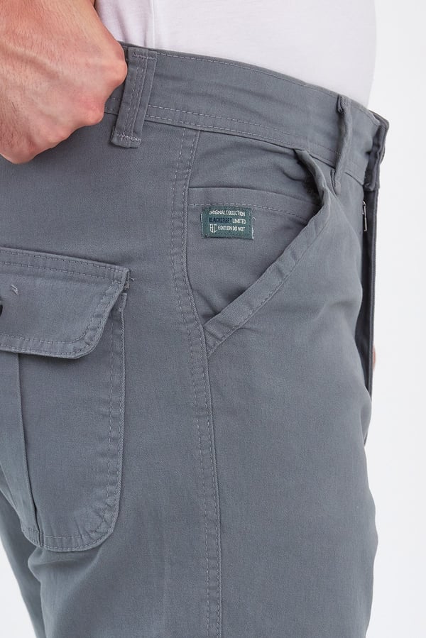 Erkek Baggy Fit Kargo Pantolon - Rahat Kesim