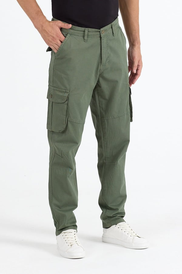 Erkek Baggy Fit Kargo Pantolon - Rahat Kesim