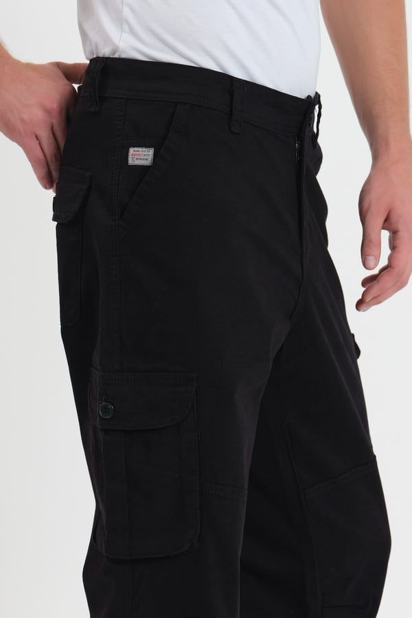 Erkek Baggy Fit Kargo Pantolon - Rahat Kesim