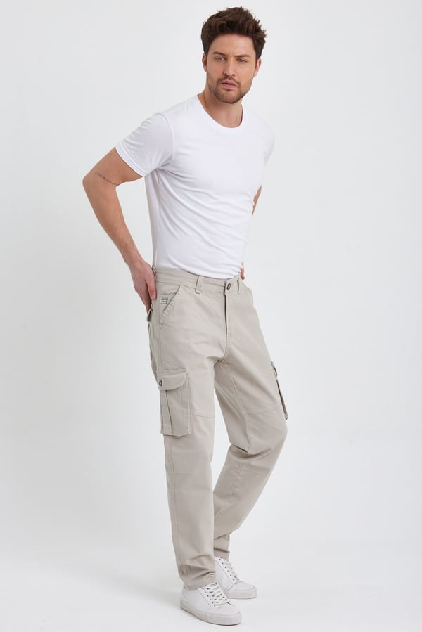 Erkek Baggy Fit Kargo Pantolon - Rahat Kesim