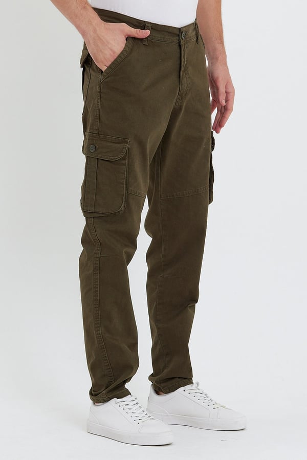 Erkek Baggy Fit Kargo Pantolon - Rahat Kesim