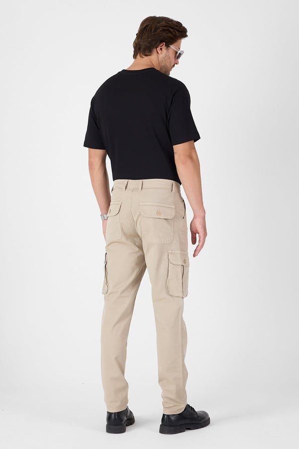 Erkek Baggy Fit Kargo Pantolon - Rahat Kesim