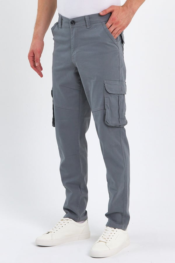 Erkek Baggy Fit Kargo Pantolon - Rahat Kesim