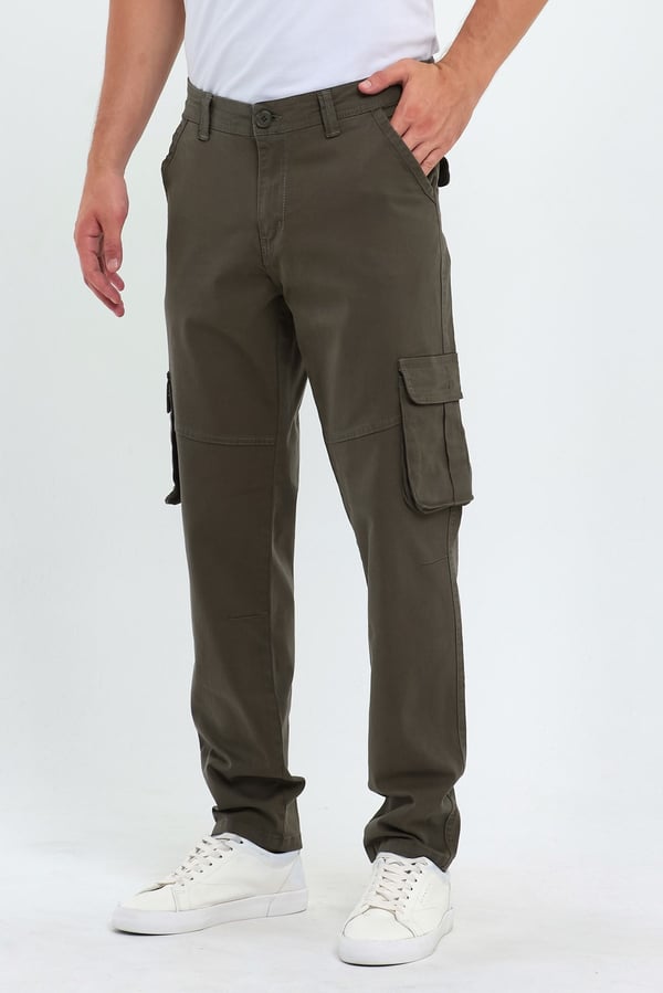 Erkek Baggy Fit Kargo Pantolon - Rahat Kesim