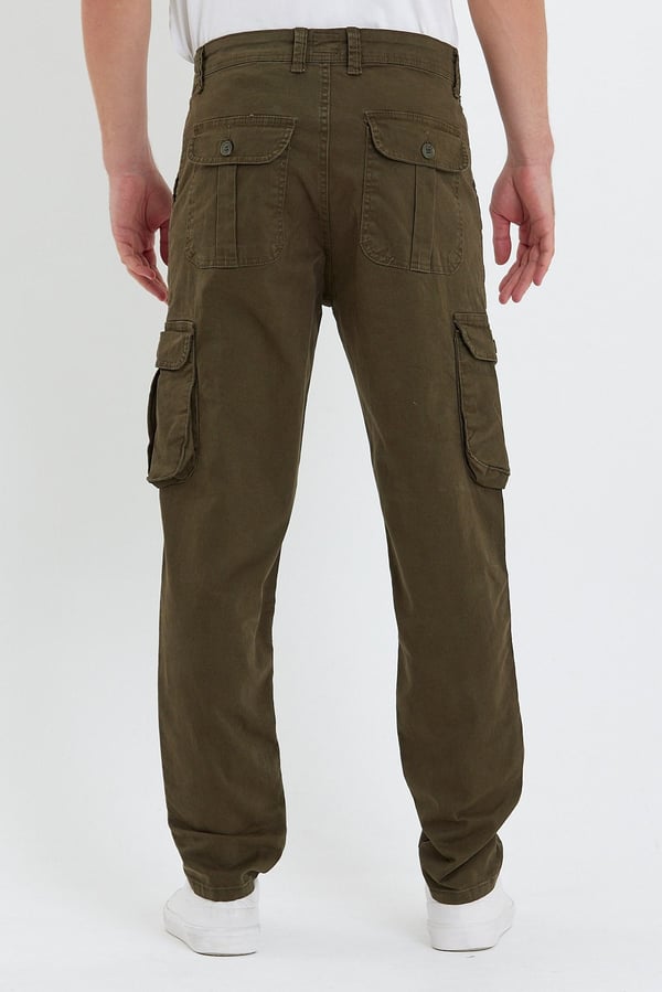 Erkek Baggy Fit Kargo Pantolon - Rahat Kesim