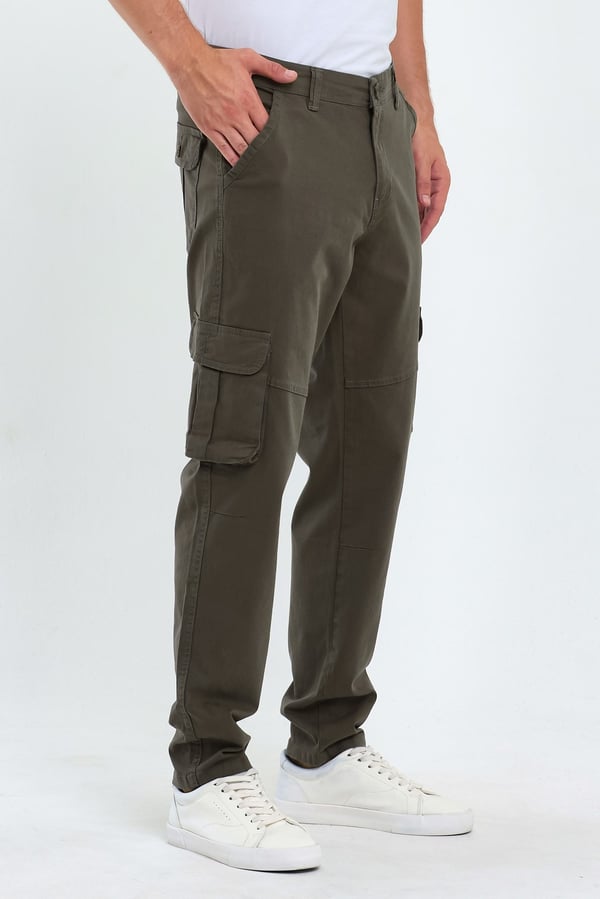 Erkek Baggy Fit Kargo Pantolon - Rahat Kesim