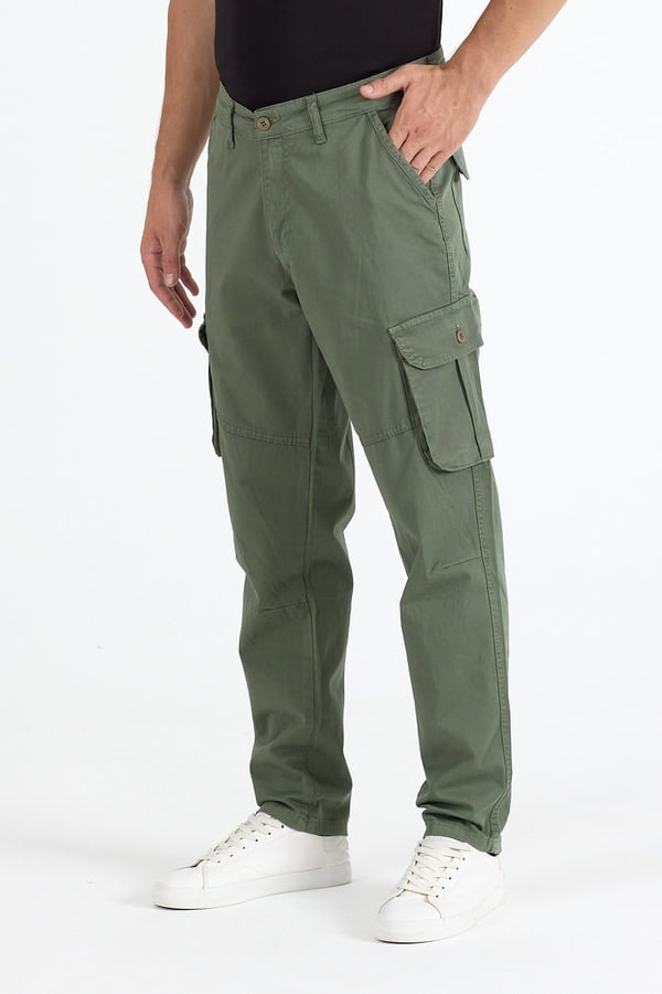 Erkek Baggy Fit Kargo Pantolon - Rahat Kesim