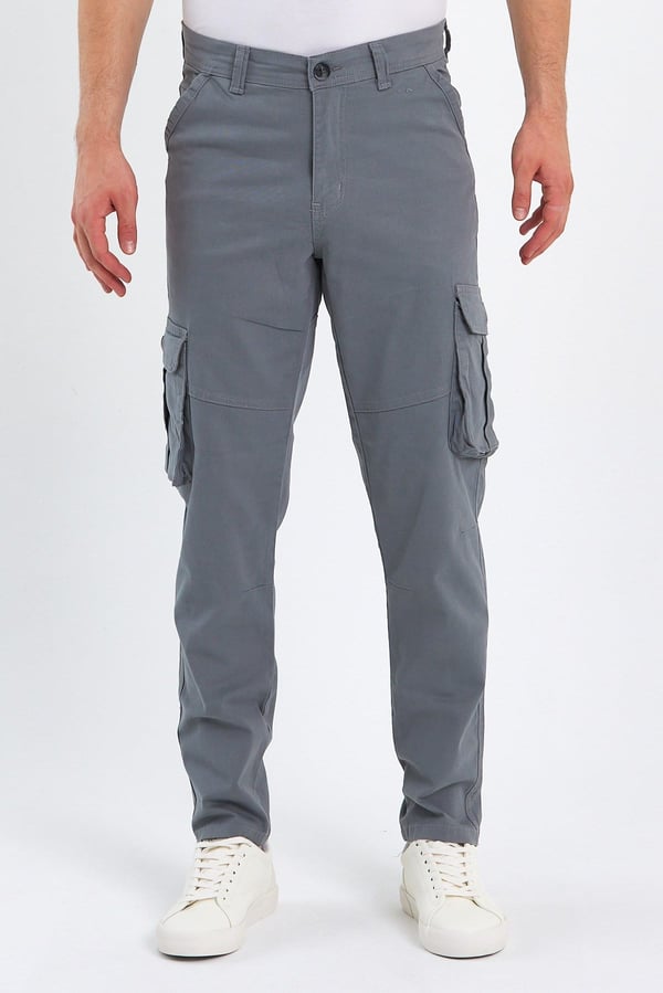 Erkek Baggy Fit Kargo Pantolon - Rahat Kesim