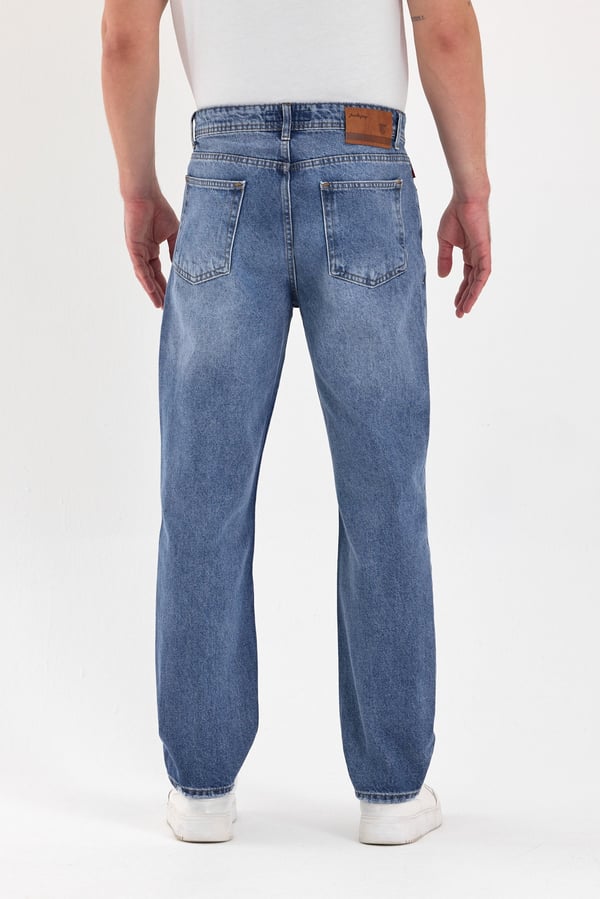 Erkek Baggy Jean Pantolon | Açık Mavi - B48110