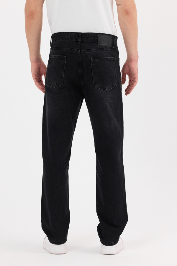 Erkek Baggy Kot Pantolon Siyah Renk B480-03