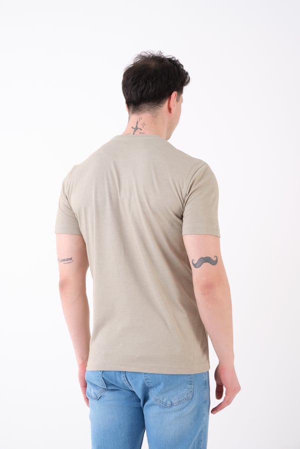 Erkek Bisiklet Yaka Slim Fit Basic T-Shirt | Günlük Tişört