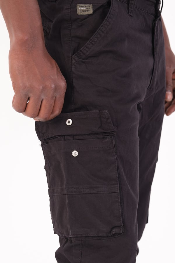 Erkek Kargo Cepli Lastik Paça Gabardin Jogger Pantolon