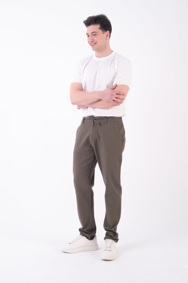 Erkek Keten Pantolon