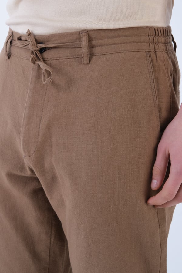 Erkek Keten Pantolon