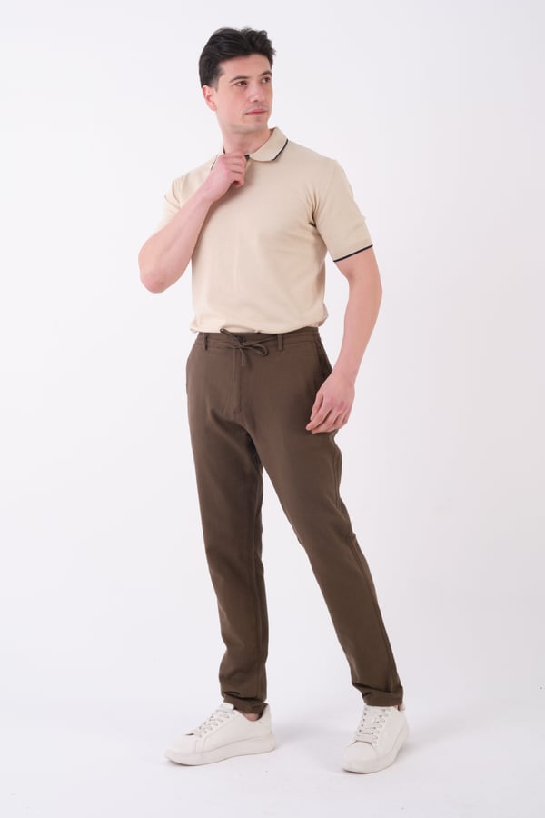 Erkek Keten Pantolon
