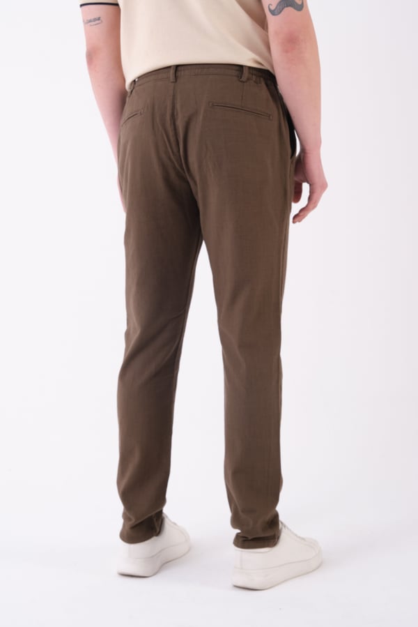 Erkek Keten Pantolon