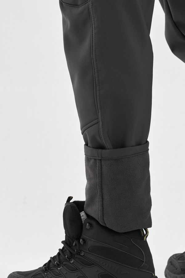 Erkek Outdoor İçi Polarlı Softshell Su Geçirmez Taktik Kargo Pantolon